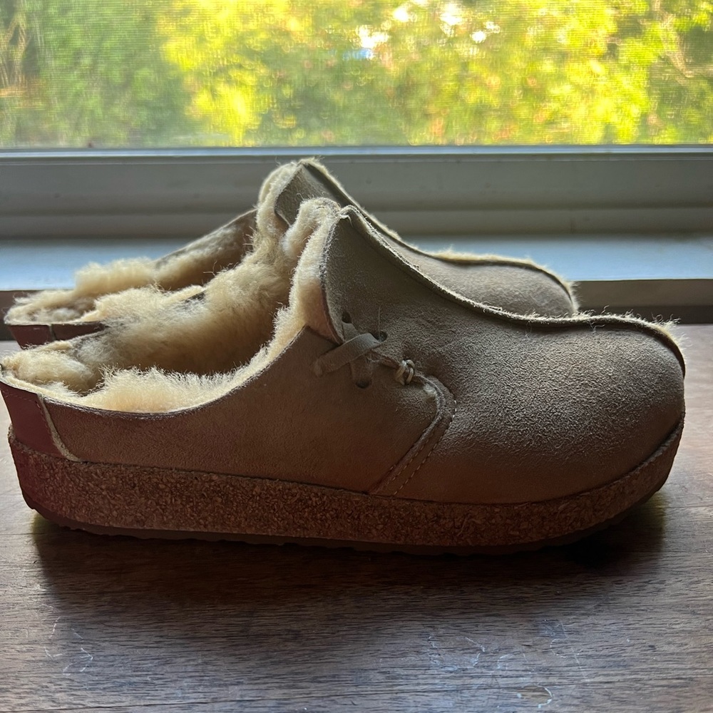 Haflinger Saskatchewan Fur Autumn/Winter Clog Slippers 39 ❄️ Birkenstock-like - Picture 4 of 4